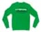 Dangerous Phellow Men/Unisex Long Sleeve Sweatshirt in Irish Green Color